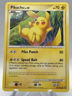 Pokemon Card Pikachu Stormfront Common 70/100 Near Mint - Image 1