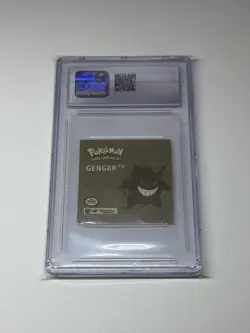 1999 Pokemon TCG Artbox Stickers Series 1 Gold Foil Embossed Gengar #G02 - Image 2