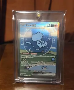 Mew ex 232/091 SV: Paldean Fates Holo Bubble Mew NM Pokemon TCG English - Image 4