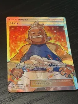 Pokemon Hala 143/145 Guardians Rising Trainer Full Art Ultra Rare Holo - HP - Image 3