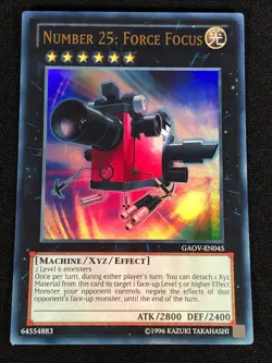 Yugioh Number 25 Force Focus GAOV-EN045 ULTRA (NM) - Image 1
