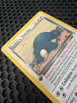Rocket's Snorlax 1st Edition 33/132 Non Holo Gym Heroes Pokemon WOTC 2000 NM - Image 1