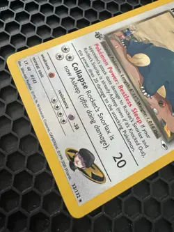 Rocket's Snorlax 1st Edition 33/132 Non Holo Gym Heroes Pokemon WOTC 2000 NM - Image 4
