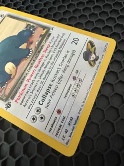 Rocket's Snorlax 1st Edition 33/132 Non Holo Gym Heroes Pokemon WOTC 2000 NM - Image 5