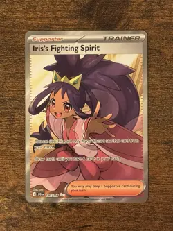Iris's Fighting Spirit 180/159 Sv09: Journey Together Holo Pokemon NM/Mint - Image 1