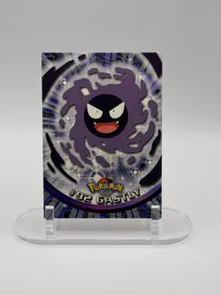 Topps Pokemon Gastly #92 2000 TV Animation Edition Non Holo Blue Logo LP - Image 1
