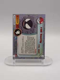 Topps Pokemon Gastly #92 2000 TV Animation Edition Non Holo Blue Logo LP - Image 2