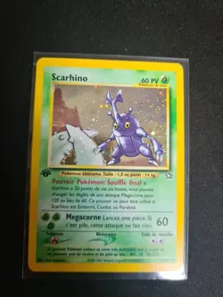 Scarhino 6/111 Edition 1 Neo Genesis Carte Pokemon Exc Vf - Image 1