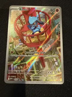 Riolu Black Star Promo #010/132 Pokemon TCG Mega Evolution [NM] - Image 3