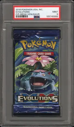 PSA 9 - XY Evolutions (Mega Venusaur) Foil Pack - Pokemon - Image 1