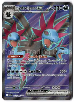 Hydreigon ex 161/086 Ultra Rare White Flare Pokemon TCG Mint NM - Image 1