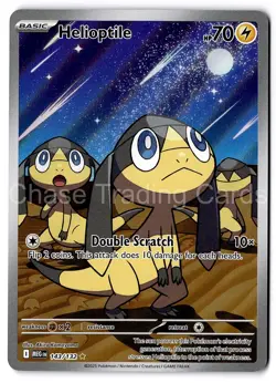 Helioptile 143/132 Illustration Rare Mega Evolution Pokemon TCG Mint NM - Image 1