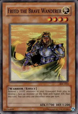 Freed The Brave Wanderer - Super Rare IOC-014 - MP - YuGiOh - Image 1
