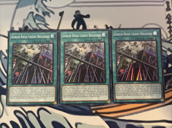 Yugioh Goblin Biker Grand Breakout x3 Super Rare ROTA-EN057 Near Mint - Image 1