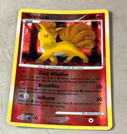 Shiny Vulpix SH6 Secret Rare Reverse Holo Pokemon Platinum Card CHECK Descriptio - Image 1