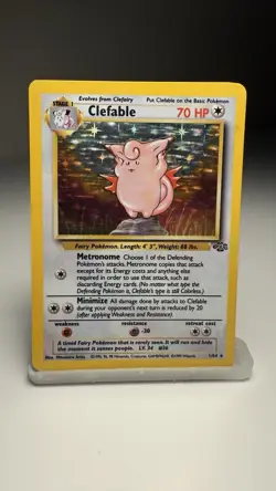 Pokemon Clefable Holo 1/64 Jungle 1999 WOTC English Vintage Card - Image 1