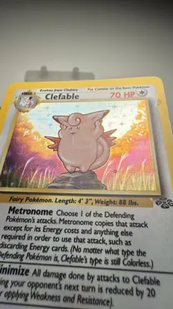 Pokemon Clefable Holo 1/64 Jungle 1999 WOTC English Vintage Card - Image 5