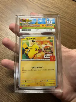 Mcdonald's Pikachu 020/M-P ACE 10 Promo Japanese Pokemon Card BURGERCHU 2 - Image 1