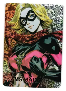 Ms Marvel Laser Engraved Holo Character Art Cardsass Masters Card - Image 1