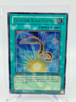 Yu-Gi-Oh! Cards for Black Feathers Ultimate Rare 1st Edition TSHD-EN046 - Image 1