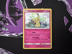 Mimikyu Sun & Moon Black Star Promo SM163 Holo Pokemon TCG Card Near Mint/Mint - Image 1