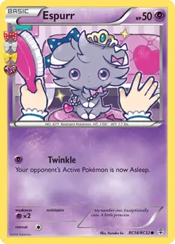 Espurr RC14/RC32 Generations Pokemon Card - NM - Image 1