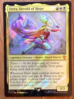 Terra, Herald of Hope (Surge Foil) Commander: Final Fantasy Foil - Image 1