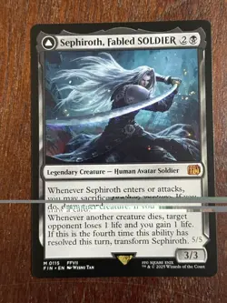 Magic The Gathering Final Fantasy Sephiroth, Fabled SOLDIER Mythic Non-foil - Image 1