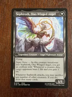 Magic The Gathering Final Fantasy Sephiroth, Fabled SOLDIER Mythic Non-foil - Image 2
