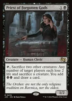 1 x Priest of Forgotten Gods - Foundations - Jumpstart - NM-Mint - MTG - Image 1