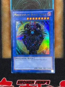 Yugioh Magician Of Black Chaos YGLD-ENC01 Ultra Rare LP - Image 1