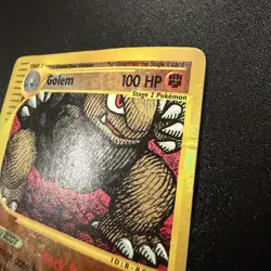 2002 Pokemon Expedition Set Golem Reverse Foil Holo #14/165 - Image 5