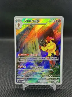Pokemon TCG Armarouge 203/198 Scarlet & Violet Illustration Rare Holo NM/M - Image 1