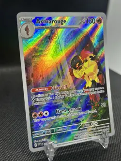 Pokemon TCG Armarouge 203/198 Scarlet & Violet Illustration Rare Holo NM/M - Image 2