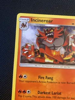 POKEMON TCG: INCINEROAR 26/149 SUN MOON BASE SET NON HOLO RARE LP - Image 4