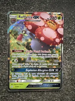 RAFFLESIA GX - POKEMON 4/236 SL12 ECLIPSE COSMIQUE NEUF FR - Image 1
