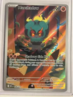 Pokemon TCG Marshadow 146/132 Me01: Mega Evolution Illustration Rare English - Image 1