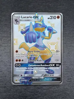 Pokemon TCG Lucario GX SV64/SV94 Full Art Shiny Vault Hidden Fates Near Mint - Image 1