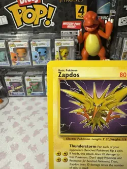 Pokemon TCG Zapdos Fossil Rare - Non Holo 30/62 LP+ - Image 2