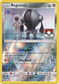 Slightly Played, English - 4 x Pokemon Registeel - 68/111 - Pokemon League Promo - Image 1
