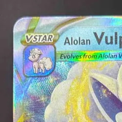 2022 Pokemon Gaming Sword & Shield Silver Tempest Alolan Vulpix VST #034/195 - Image 3