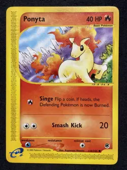2002 Pokemon e-Series Expedition 126/165 Ponyta - Image 1