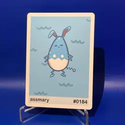 Assmary (Azumarill) #184 - Gen 2 Pookiemoot Fan Art - Pokemon - Image 1