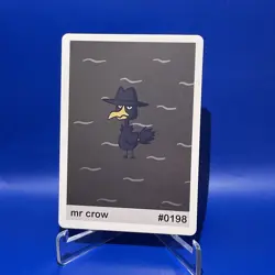 Mr crow (Murkrow) #198 - Gen 2 Pookiemoot Fan Art - Pokemon - Image 1