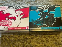 Pokemon TCG Black Bolt And White Flare ETB’s Brand New Sealed Perfect Condition! - Image 1
