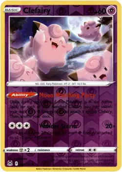 💥Pokemon - Clefairy - Reverse Holo - 062/196 - Lost Origin (NM)💥 - Image 1