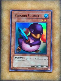 Yugioh Penguin Soldier RP01-EN089 Super Rare 2024 Print NM - Image 1
