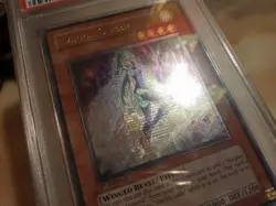 Yu-Gi-Oh 2007 Harpie Queen PSA 9 MINT 1st Edition FOTB-EN020 Ultimate Rare! - Image 2
