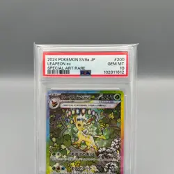 PSA 10 Leafeon ex SAR 200/187 Terastal Festival sv8a 2024 Pokemon Card Japanese - Image 3