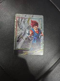 Vegito Energy Marker Promo Gold E-18 Dragon Ball Fusion World Card English - Image 1